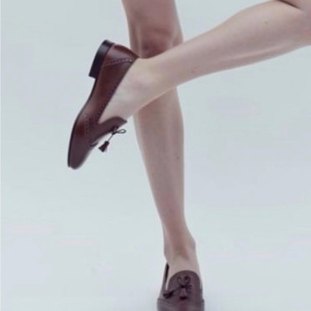 NWOT Liebeskind brown flats new